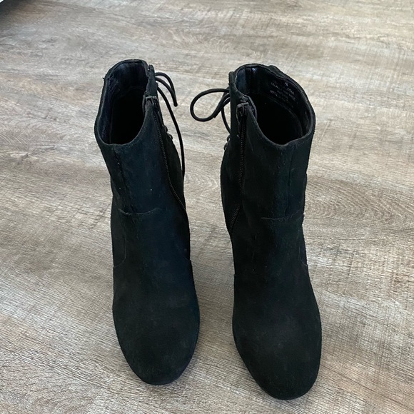 Steve Madden Rochelle Bootie Black Lace Up - Picture 4 of 10